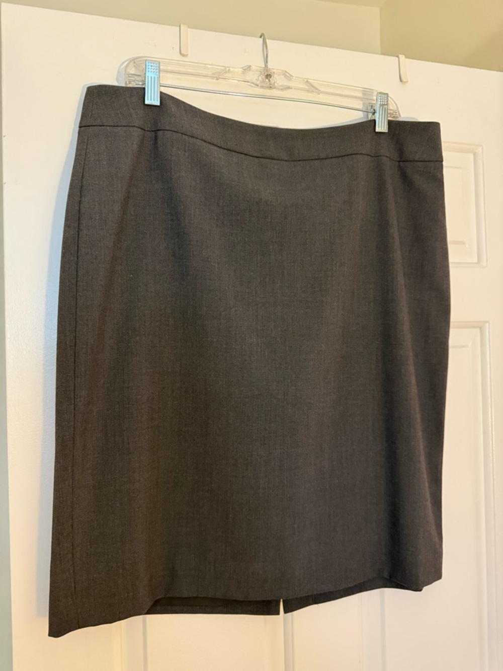 Calvin Klein Charcoal Grey Pencil Skirt, lined, size 16